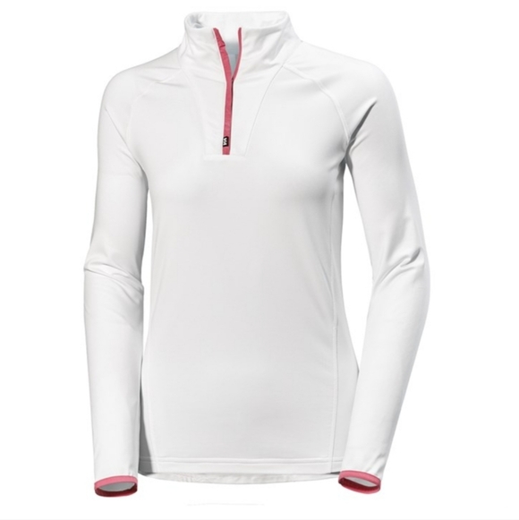 Helly Hansen Tops - Helly Hansen Phantom Half-Zip Midlayer White Outdoor Top Women's Size Large